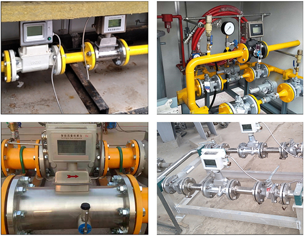 煤氣流量計(jì)現(xiàn)場(chǎng)安裝使用圖